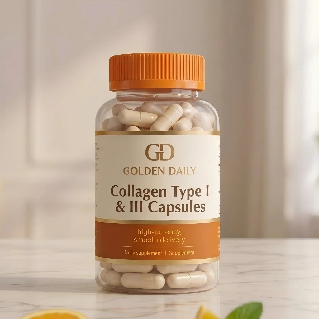 Collagen Type I III Capsules bottle