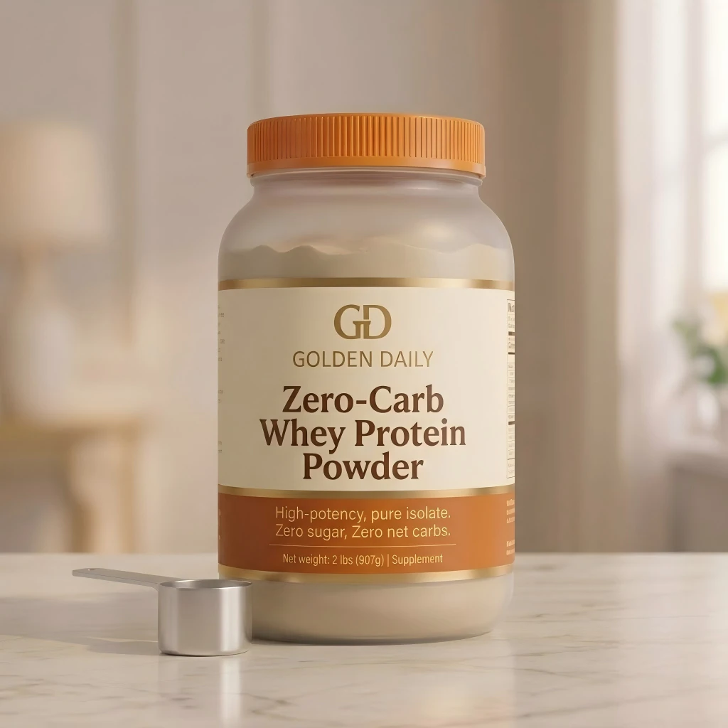 Zero-Carb Whey Protein Powder tub