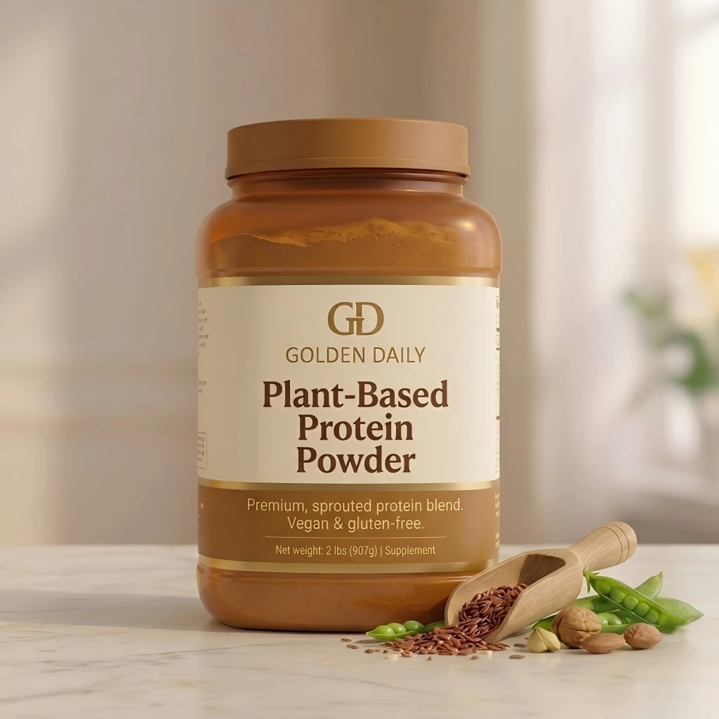 Plant-Based Protein Powder tub